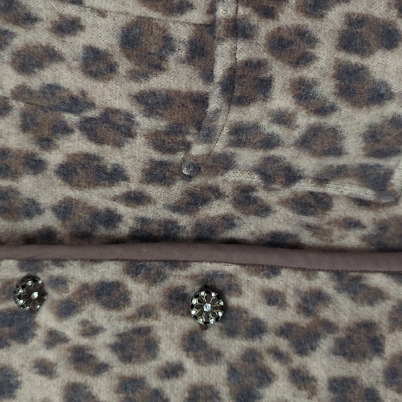 Animal print wood blazer, size MP - Picture 2 of 5